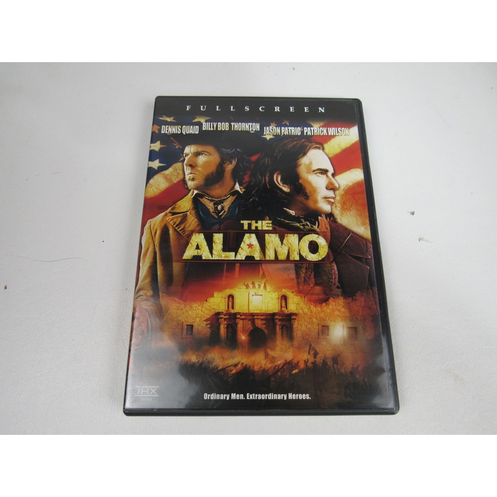 The Alamo DVD 2004 Full Screen Dennis Quaid Billy Bob Thornton THX Certified